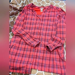 Duluth Trading Co Active Flannel, medium pink